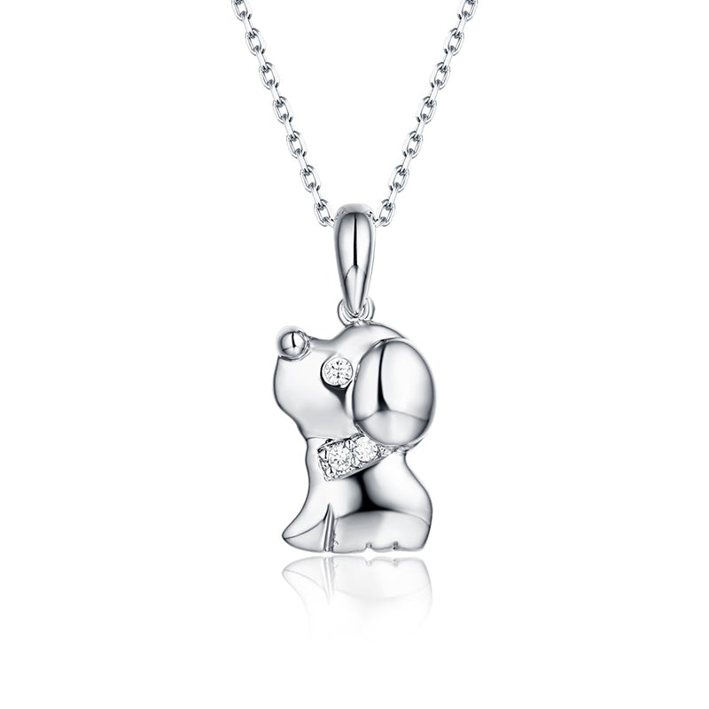 Puppy Pendant Necklace