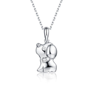 Puppy Pendant Necklace