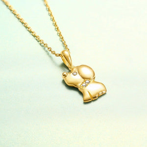 Puppy Pendant Necklace