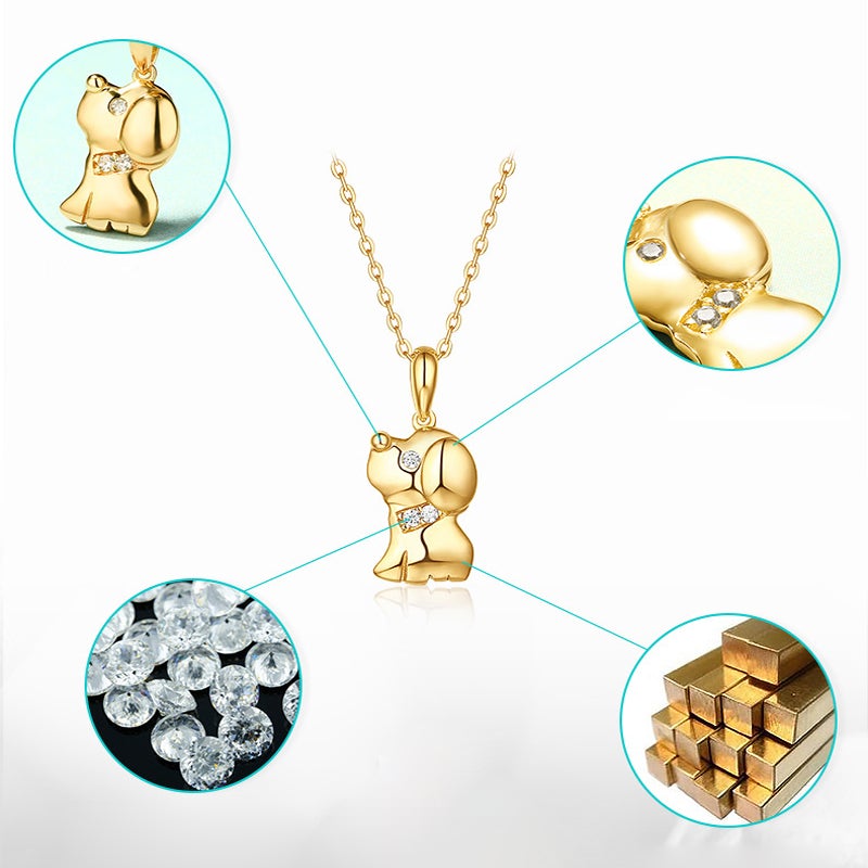 Puppy Pendant Necklace