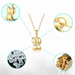 Puppy Pendant Necklace
