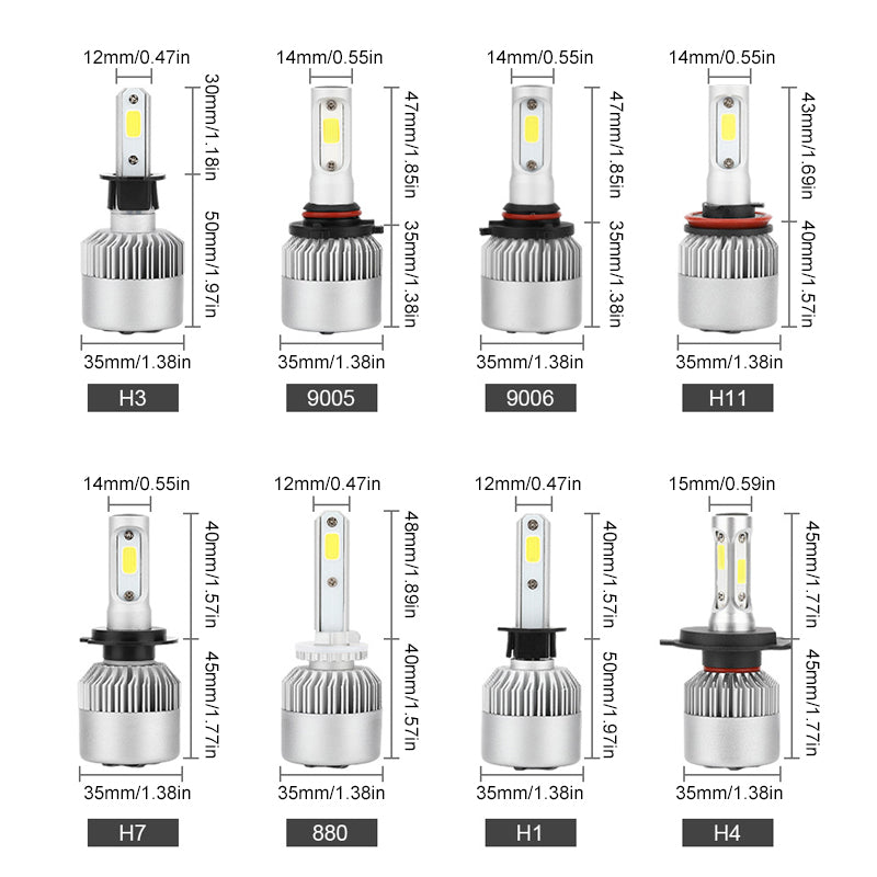 High Power LED Headlight Bulbs
