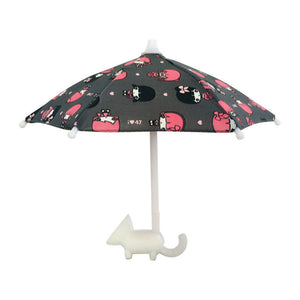 Cute Mobile Phone Holder With Sun Umbrella
