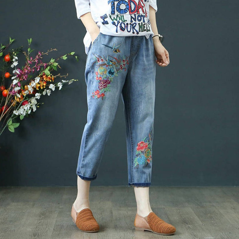 Women Casual Retro Jeans