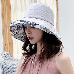 Wide Brim Cotton Summer Hat