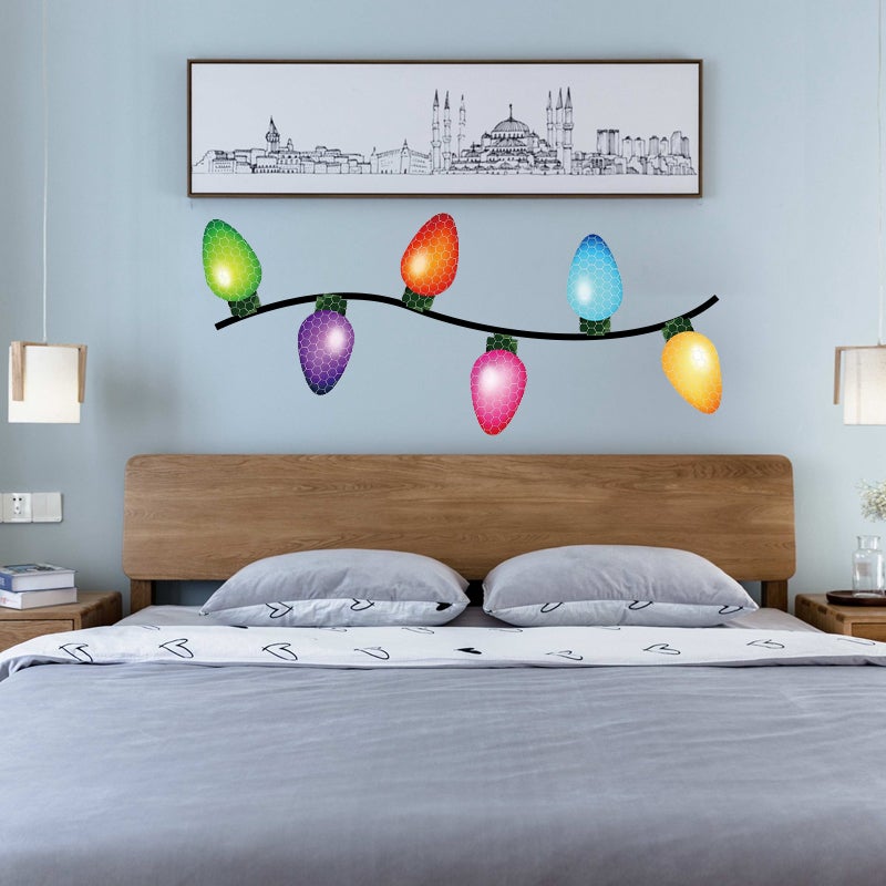 Reflective Light Bulb Magnet Decorations