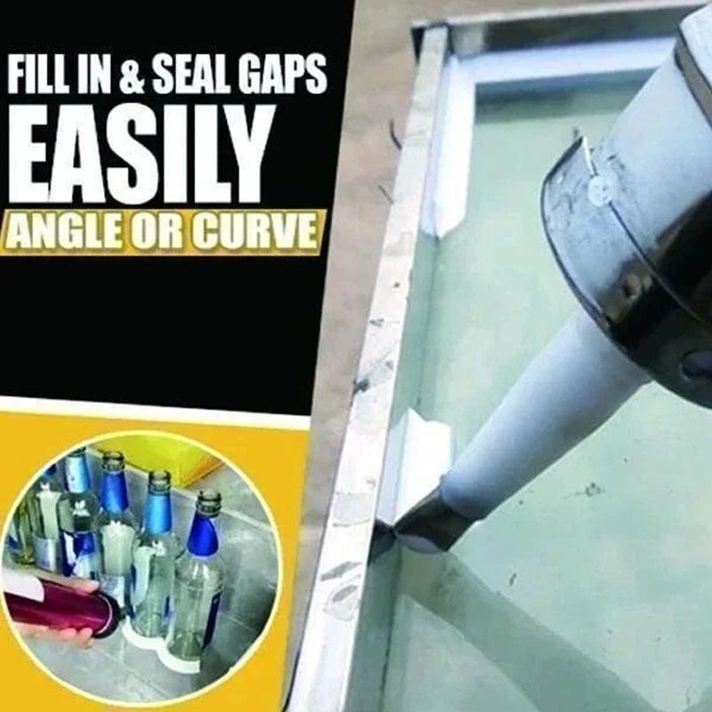 Reusable Caulking Nozzle Applicator Finishing Tool