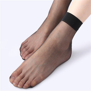 Ankle High Clear Women's Socks (10 Pairs)
