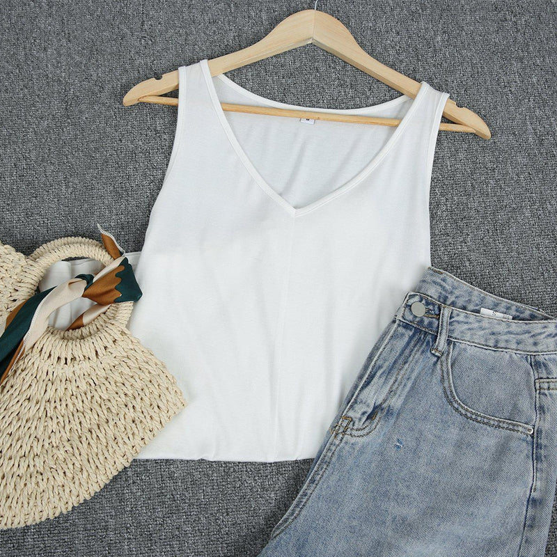 Cotton Sleeveless casual simple vest