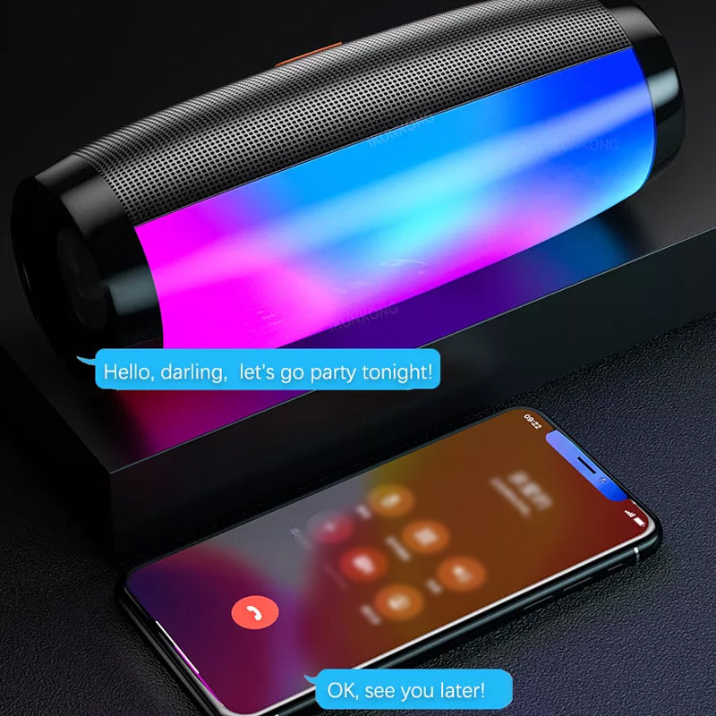 LED Bluetooth Wireless Bass Subwoofer Music Player