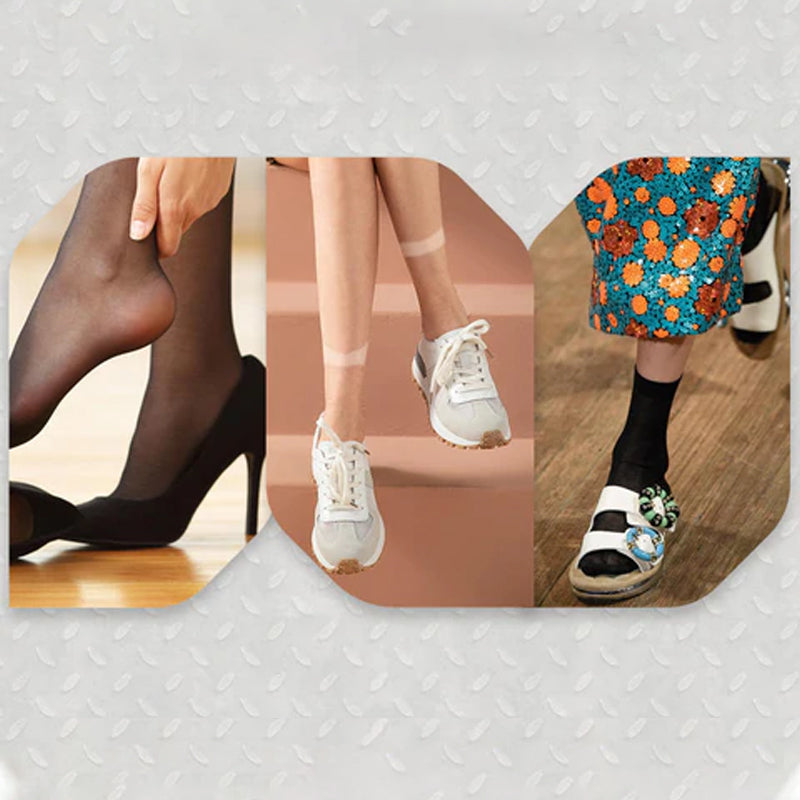 Ankle High Clear Women's Socks (10 Pairs)