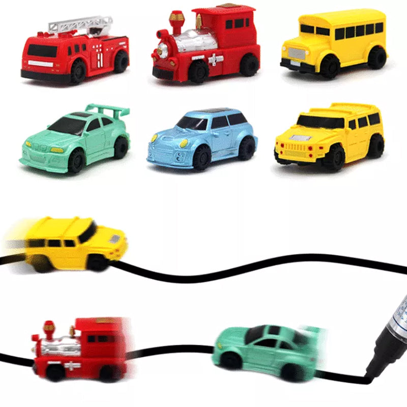 Follow-The-Line Inductive Car
