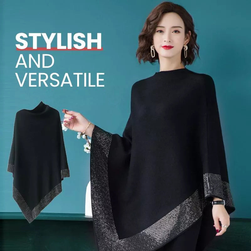 Shiny Women's Wool Shawl
