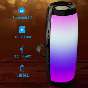 LED Bluetooth Wireless Bass Subwoofer Music Player