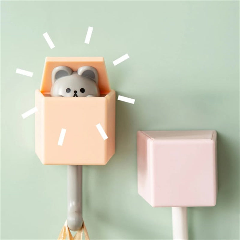 Cute Cat Key Hook Wall Decoration