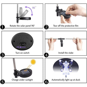 Waterproof Solar Angel Lights