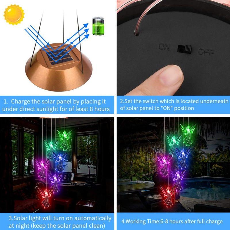 Angel Wind Chime Light
