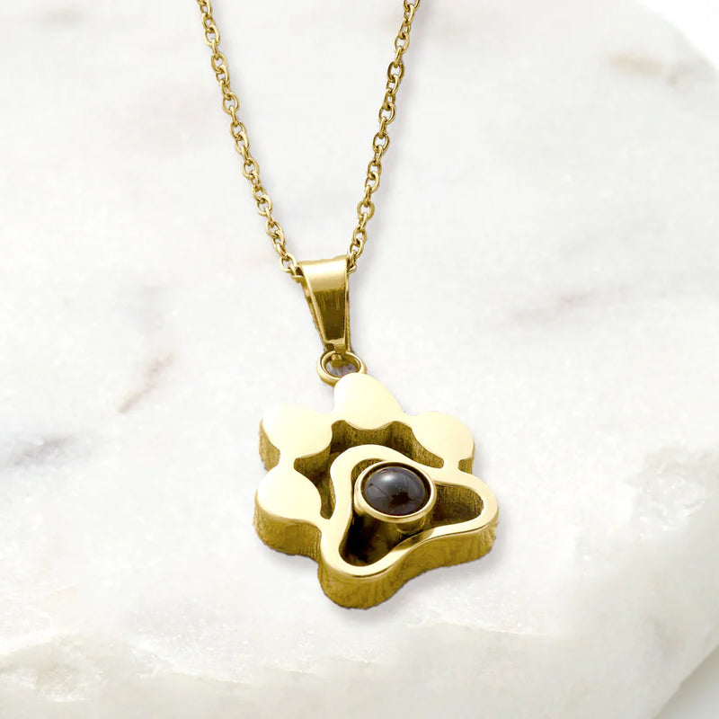100 Languages I Love You Projection Necklace
