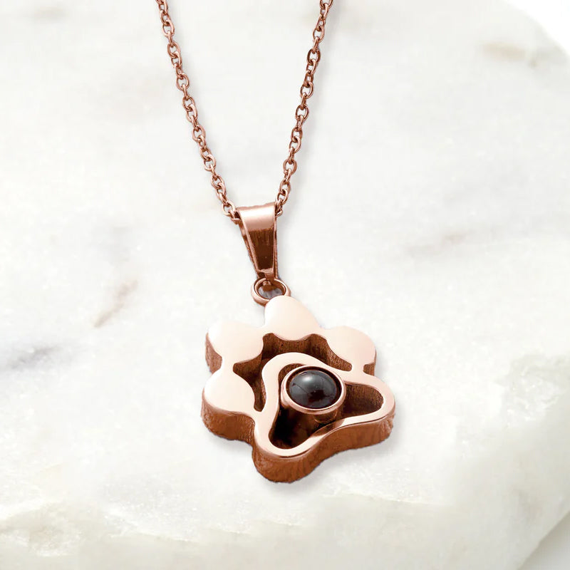 100 Languages I Love You Projection Necklace