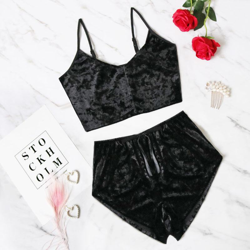 Velvet Sexy Two-Piece Suit