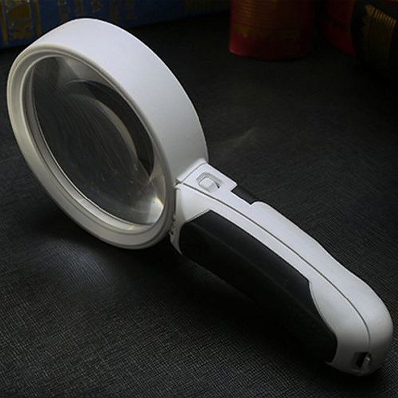 20X Optical Handheld Backlit Magnifier For Reading