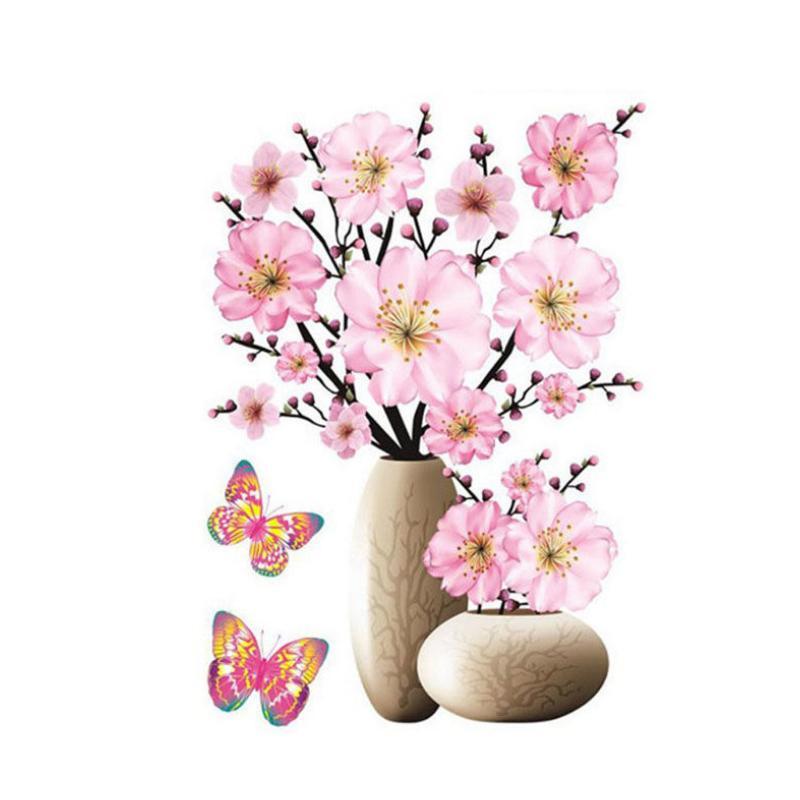 3D Vase Wall Sticker