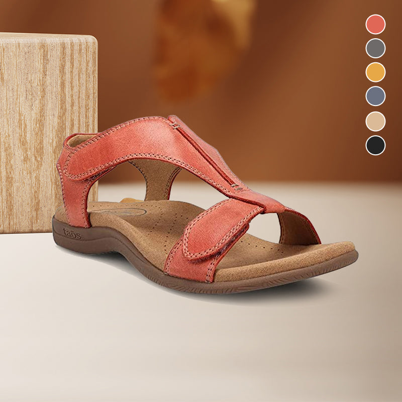 Platform Wedge Velcro Strap Sandals