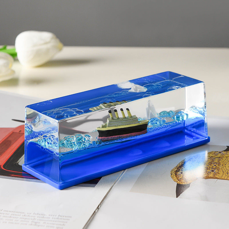 Cruise Ship Model Decoration