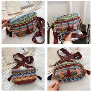 Vintage Colorful Waist Bag