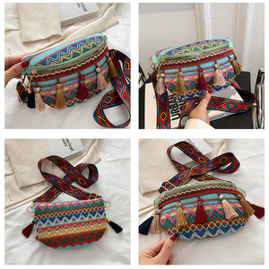 Vintage Colorful Waist Bag