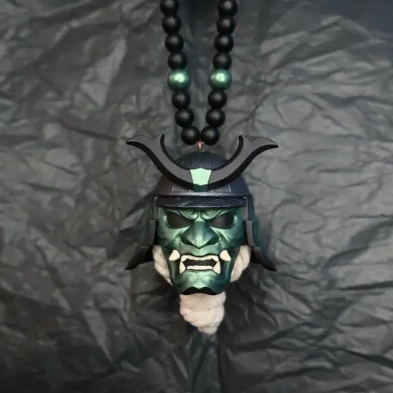 Samurai Helmet Car Hanging Pendant