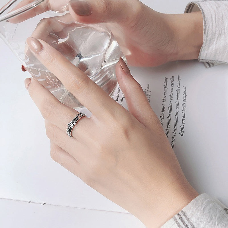 Music Note Ring Music Adjustable Couple's Ring