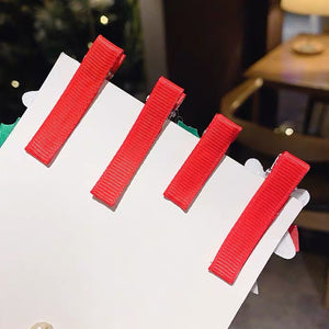 5 Pieces Christmas Hair Clips Set