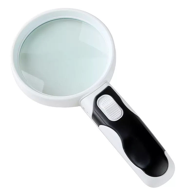 20X Optical Handheld Backlit Magnifier For Reading