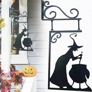 Witch Cauldron Silhouette Wall Decor