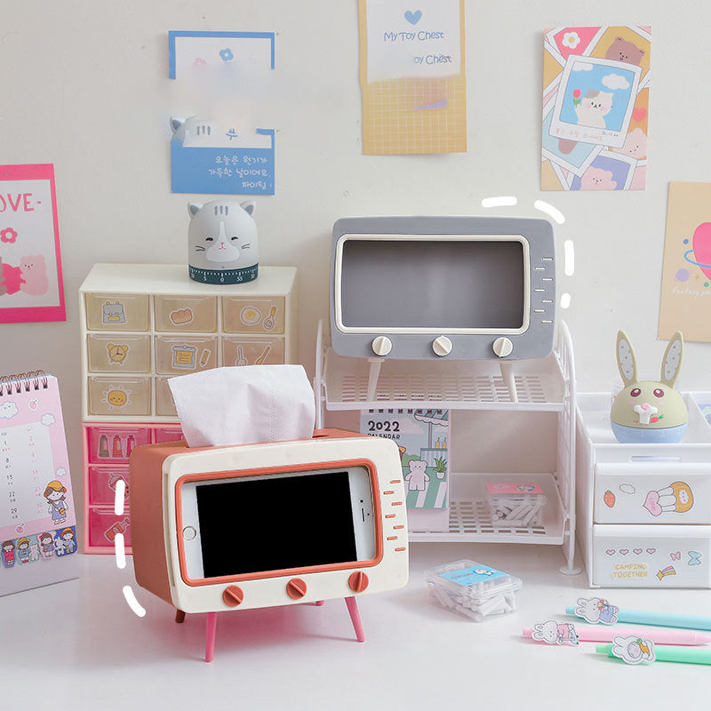 TV Model Tissue Box