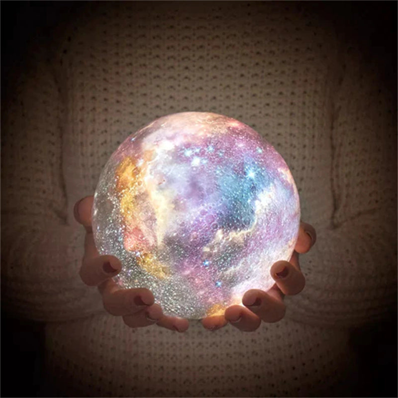 Galaxy Moon Lamp