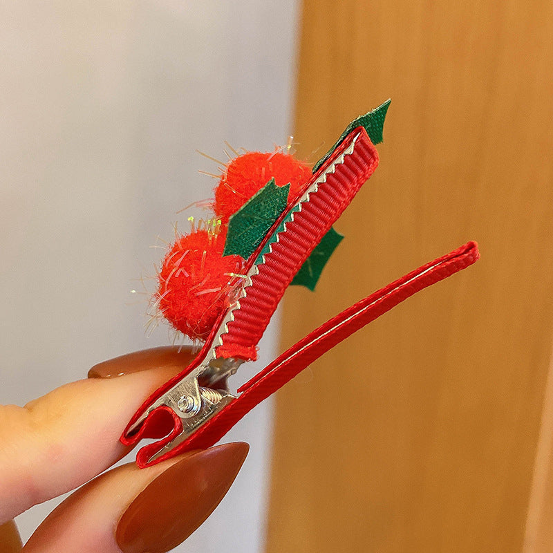 5 Pieces Christmas Hair Clips Set