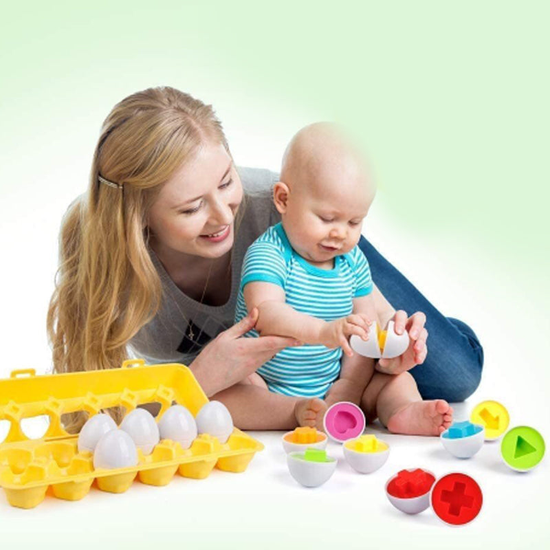 Color & Shapes Matching Egg Set