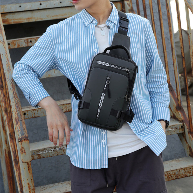 Multi-Usage Chest Bag With Charging Port