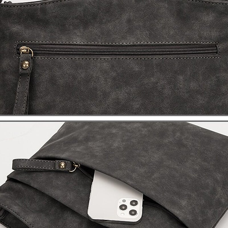 Retro Women Leather Crossbody Bag