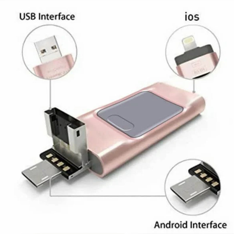 4 In 1 High Speed USB Flash Drive For Multi Devices