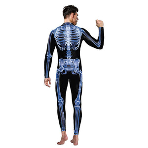 Halloween Sexy Skull Bodysuit