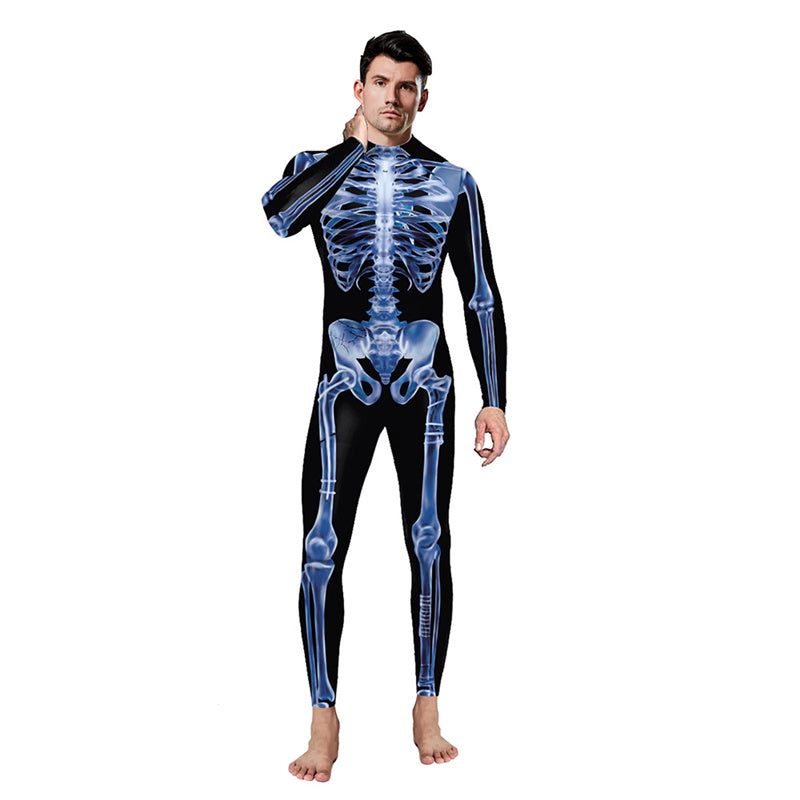 Halloween Sexy Skull Bodysuit