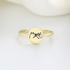 Side By Side Promise Ring