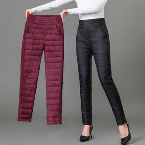 High Waist Light Down Pants