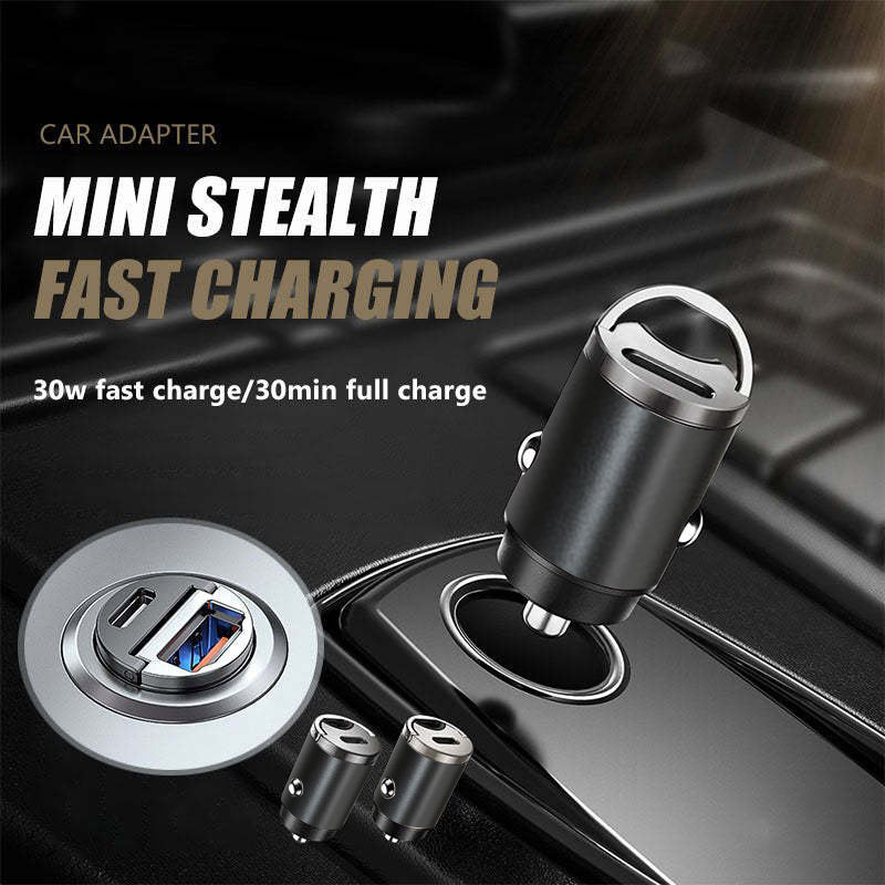 Mini Stealth Car Adapter Suitable for iPhone