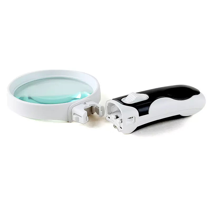 20X Optical Handheld Backlit Magnifier For Reading