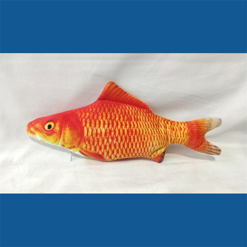 Plush Simulation USB Charging Cat Fish Toy