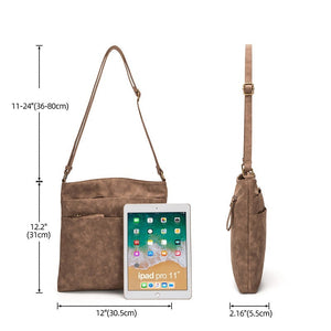 Retro Women Leather Crossbody Bag